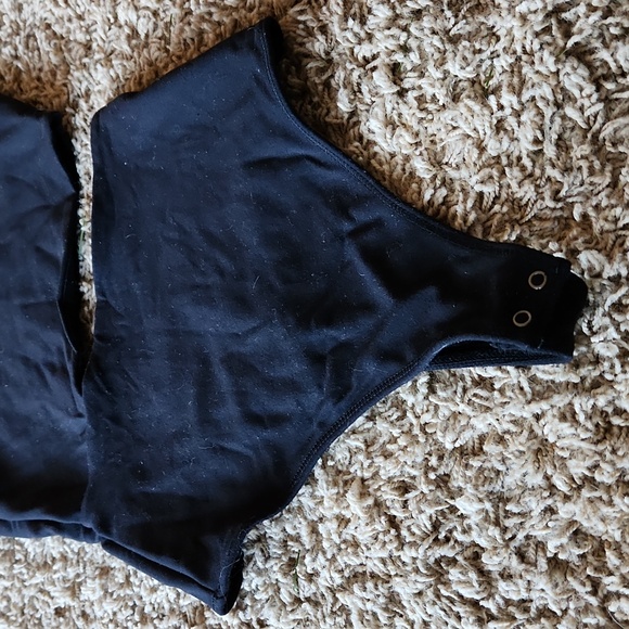 Abercrombie black bodysuit womans size XS - Picture 2 of 6